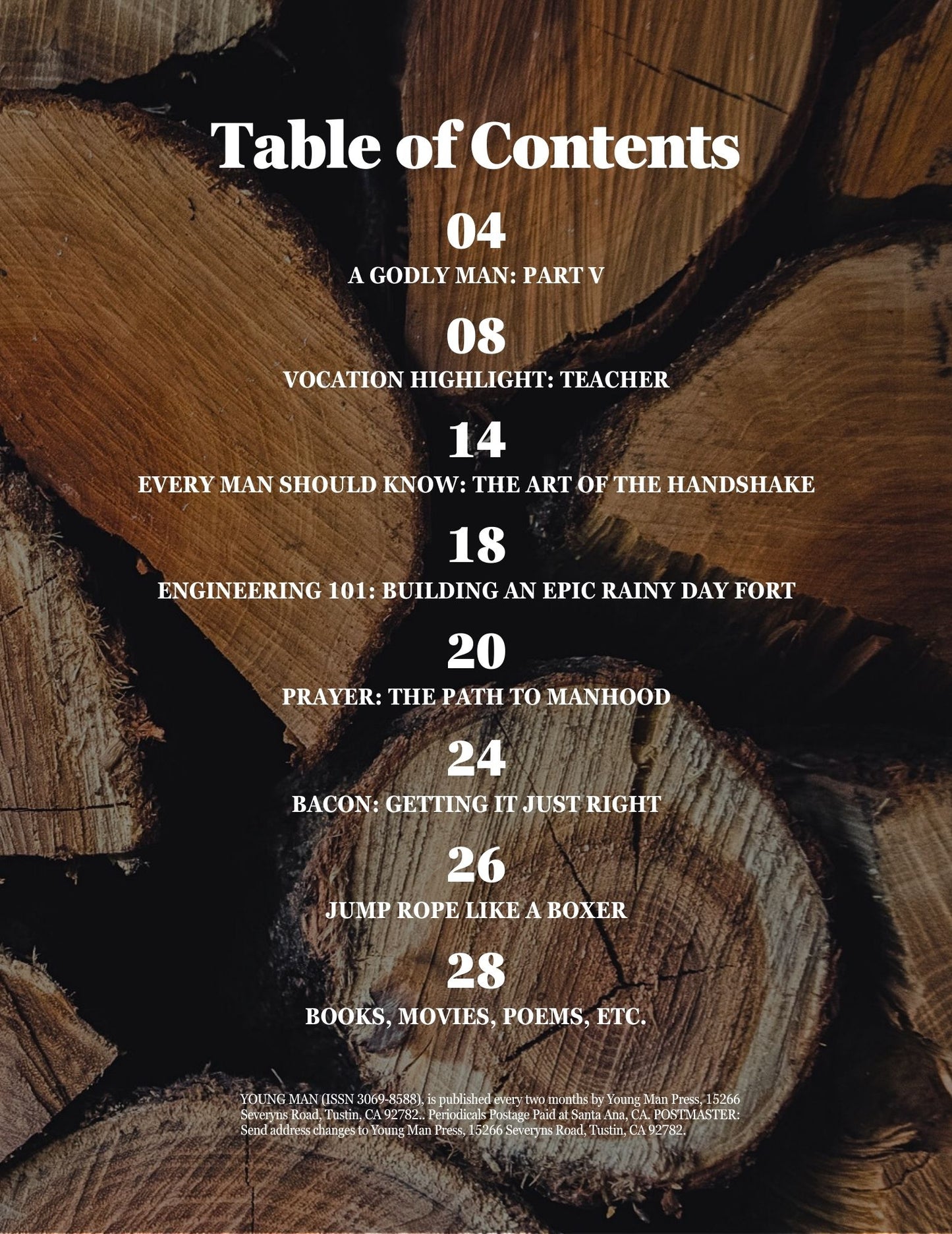 Young Man Magazine Issue 05 | Christian Boy’s Magazine | Print Edition